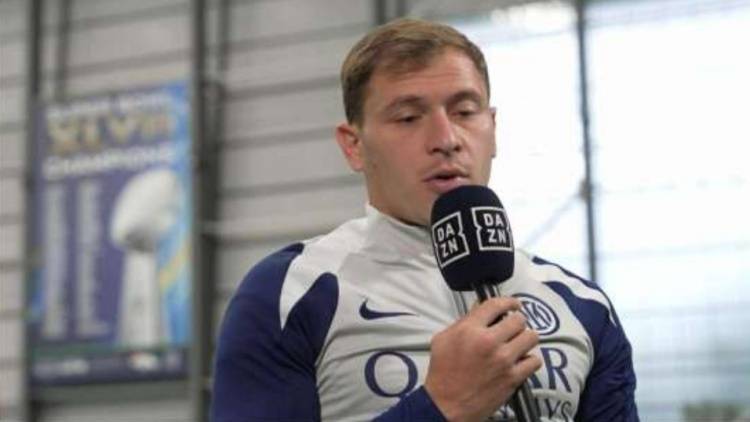 巴雷拉：身体&amp;精神都感到有些疲惫；感谢小因扎吉带来这梦幻的4年